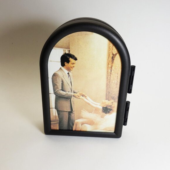 NIP! Foldable Retro Picture Frame Clock Black Nostalgia - Picture 4 of 7